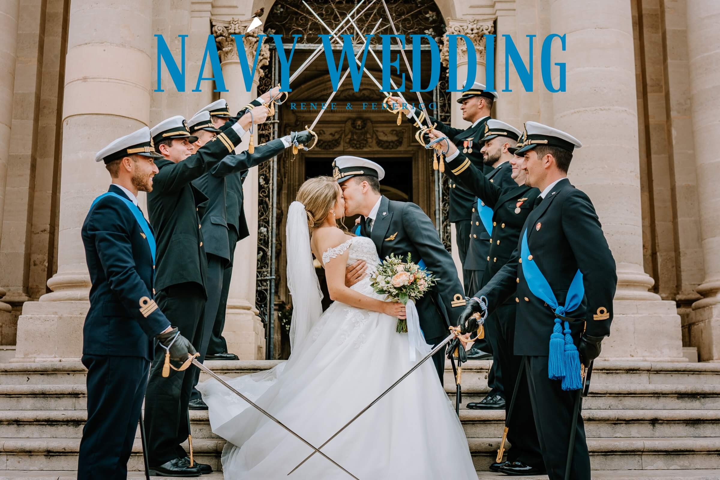 NAVY WEDDING RENéE FEDERICO